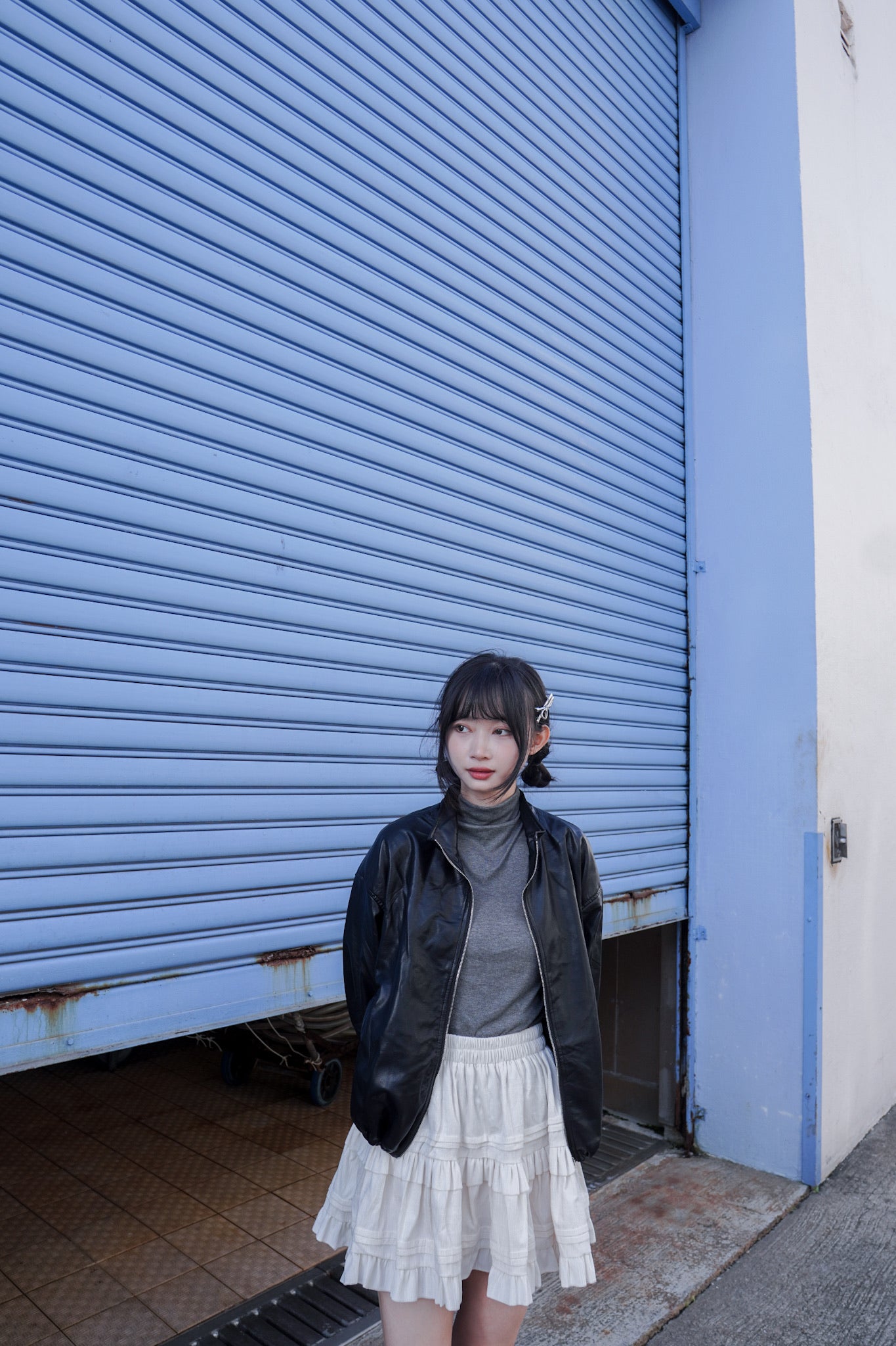 <現貨> 秋冬專屬♡ 絲絨蛋糕短裙 | 兩色入