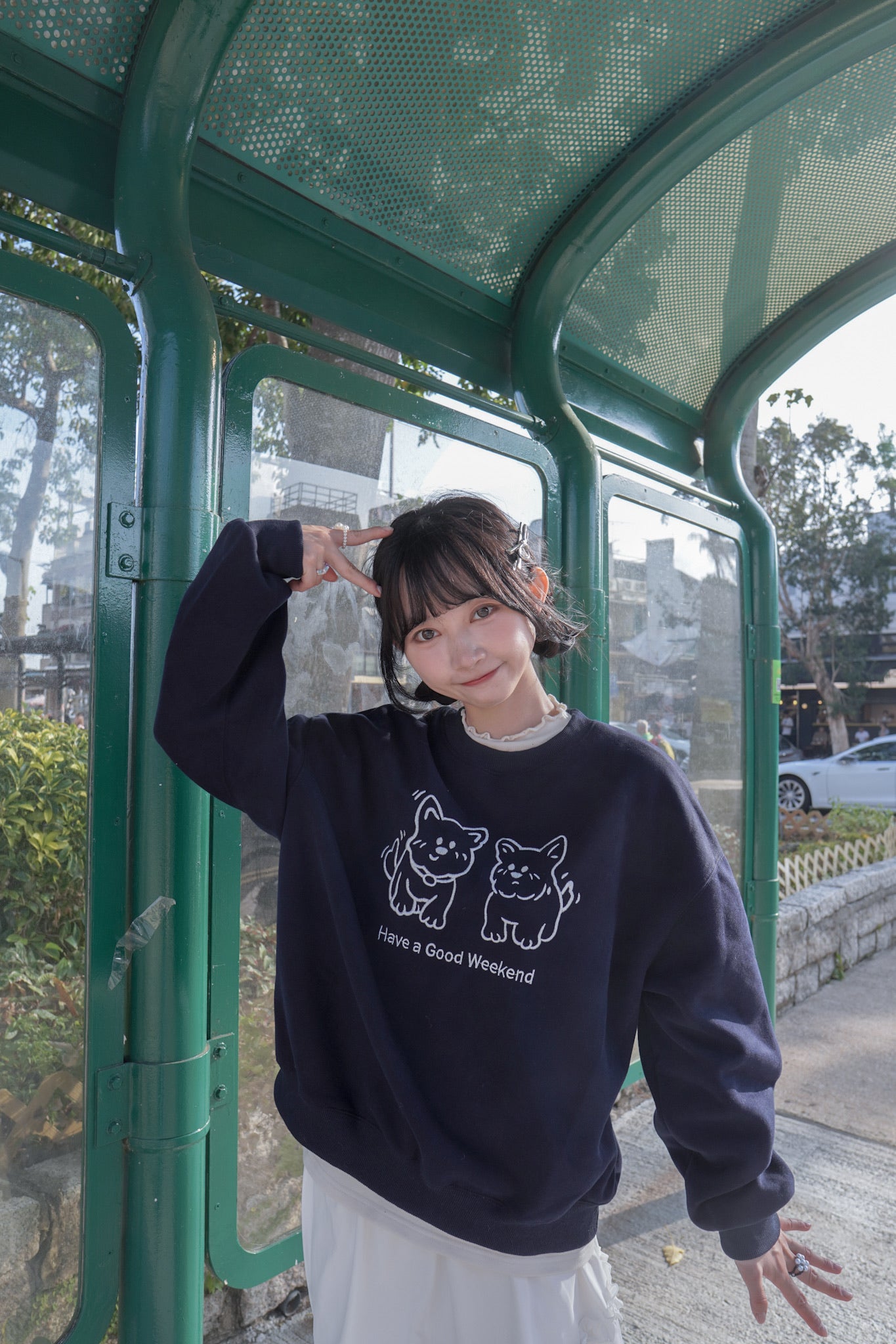 <現貨> 自家製 超厚實! ruffle邊半高領純色內搭上衣｜三色入