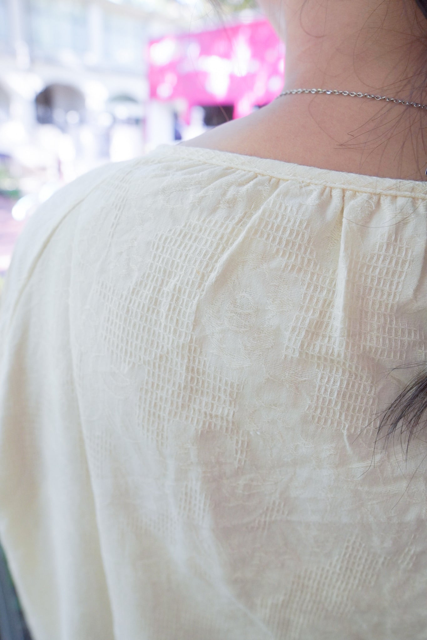 <預訂> 自家製 肌理紋鈕扣長袖裇衫