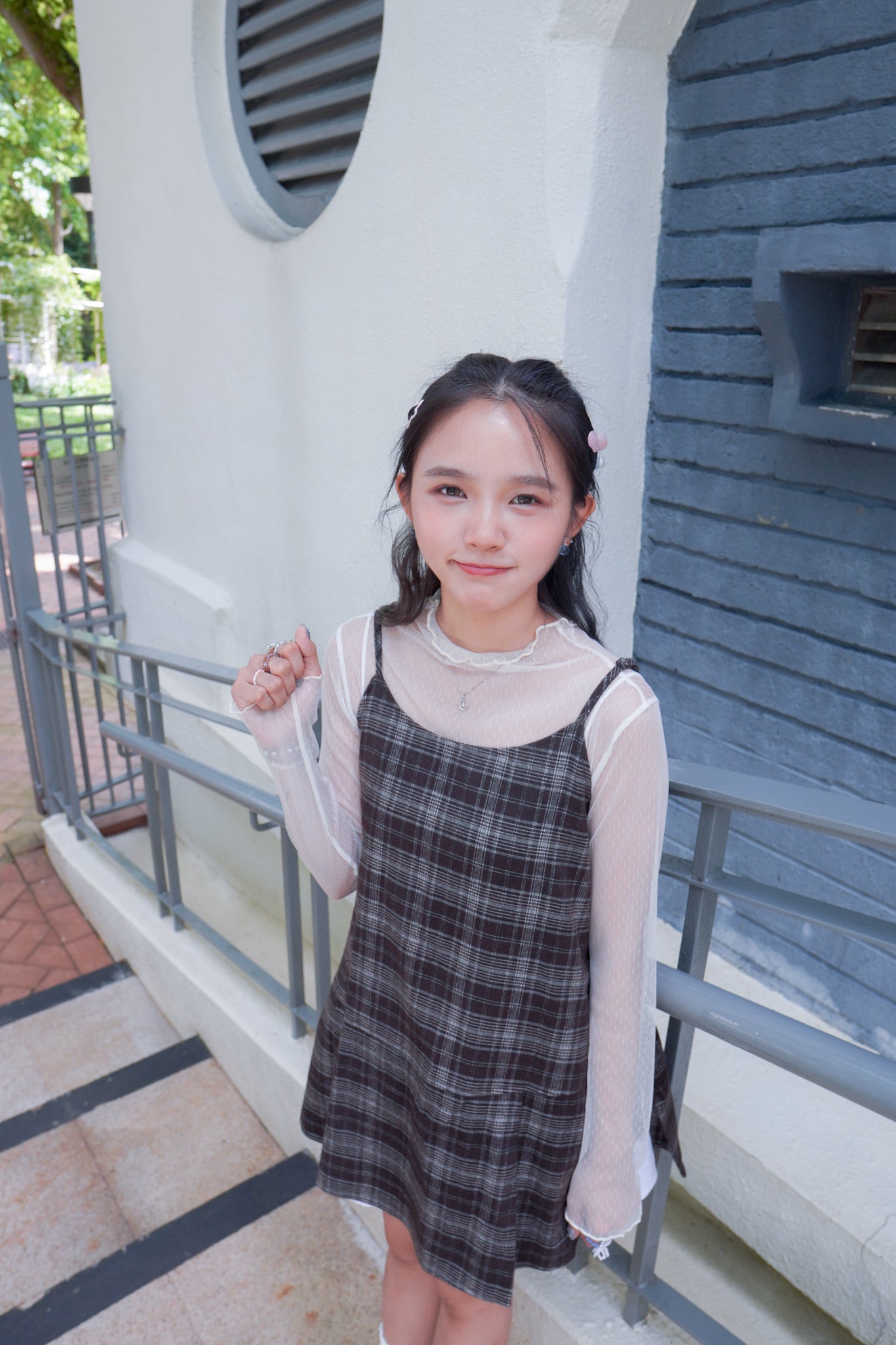 <現貨> 自家製 高腰荷葉邊三層蛋糕短裙