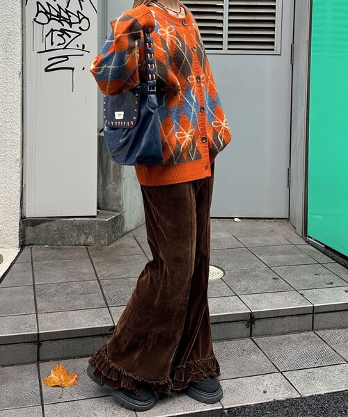 <預訂> 日牌CIAOPANIC 蝴碟結菱形針織開胸外套｜六色入