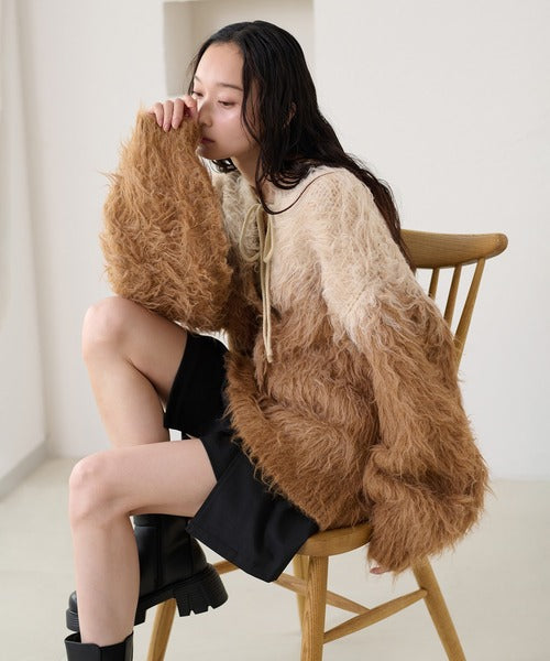 <預訂> 日本大人氣♡日牌 Apres Jour 2025新推出2-Ways 漸變針織上衣｜四色入