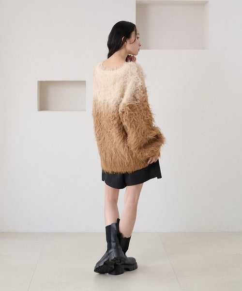 <預訂> 日本大人氣♡日牌 Apres Jour 2025新推出2-Ways 漸變針織上衣｜四色入