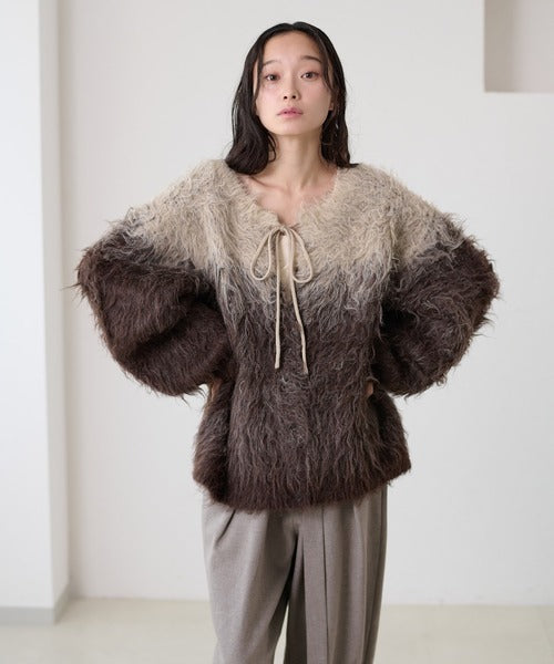 <預訂> 日本大人氣♡日牌 Apres Jour 2025新推出2-Ways 漸變針織上衣｜四色入