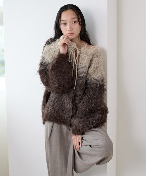 <預訂> 日本大人氣♡日牌 Apres Jour 2025新推出2-Ways 漸變針織上衣｜四色入