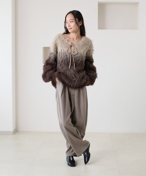 <預訂> 日本大人氣♡日牌 Apres Jour 2025新推出2-Ways 漸變針織上衣｜四色入