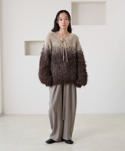 <預訂> 日本大人氣♡日牌 Apres Jour 2025新推出2-Ways 漸變針織上衣｜四色入