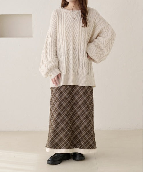 <預訂> 日本大人氣♡日牌 Apres Jour 2-Ways 繫帶麻花針織上衣｜三色入