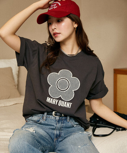 <預訂> 日牌MARY QUANT × PUBLUX 花卉圖案提花Tee上衣｜四色入
