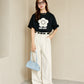 <預訂> 日牌MARY QUANT × PUBLUX 花卉圖案提花Tee上衣｜四色入