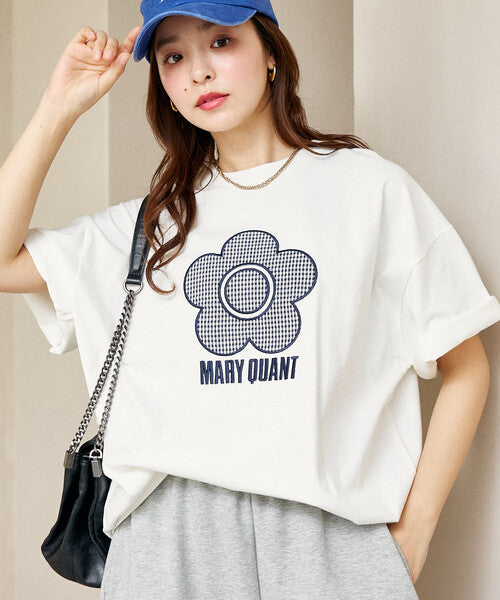 <預訂> 日牌MARY QUANT × PUBLUX 花卉圖案提花Tee上衣｜四色入
