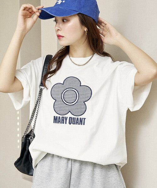<預訂> 日牌MARY QUANT × PUBLUX 花卉圖案提花Tee上衣｜四色入
