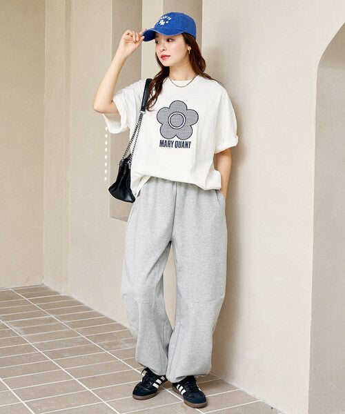 <預訂> 日牌MARY QUANT × PUBLUX 花卉圖案提花Tee上衣｜四色入
