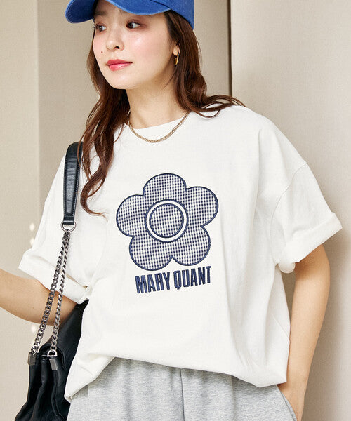 <預訂> 日牌MARY QUANT × PUBLUX 花卉圖案提花Tee上衣｜四色入