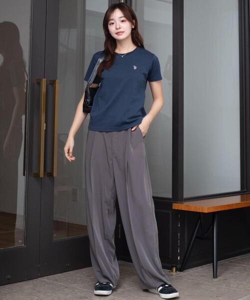 <預訂> 2026夏新品☀️日版U.S. POLO ASSN.夏季拼色刺繡Logo Tee｜九色入