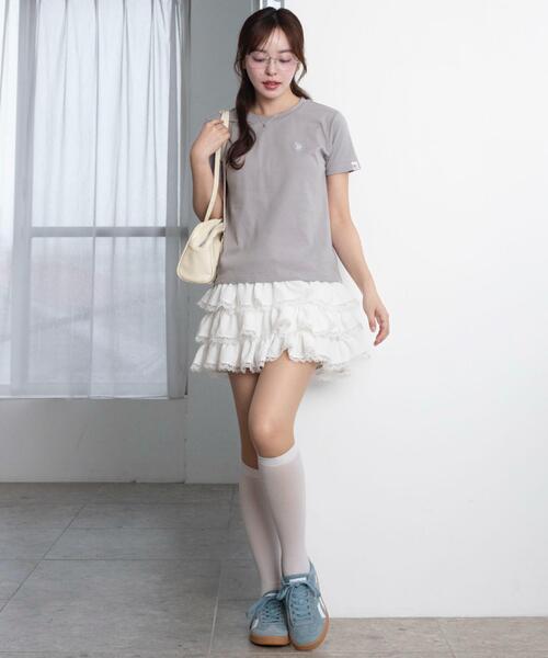 <預訂> 2026夏新品☀️日版U.S. POLO ASSN.夏季拼色刺繡Logo Tee｜九色入