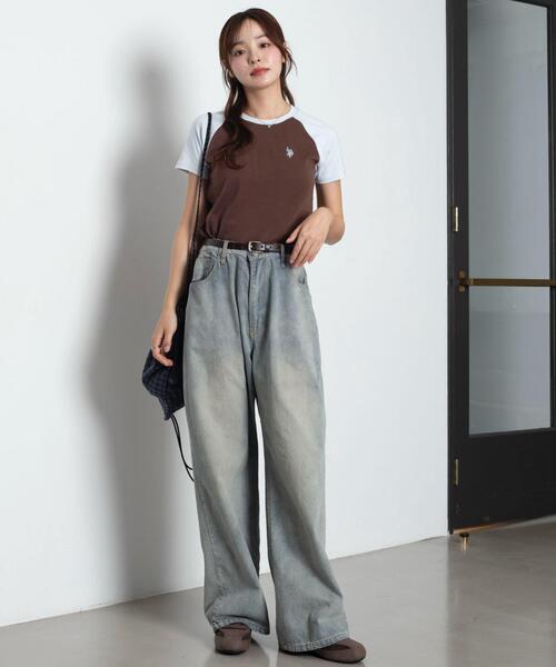 <預訂> 2026夏新品☀️日版U.S. POLO ASSN.夏季拼色刺繡Logo Tee｜九色入