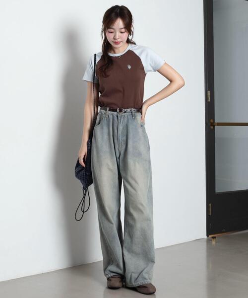 <預訂> 2026夏新品☀️日版U.S. POLO ASSN.夏季拼色刺繡Logo Tee｜九色入