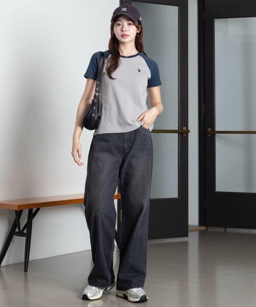 <預訂> 2026夏新品☀️日版U.S. POLO ASSN.夏季拼色刺繡Logo Tee｜九色入