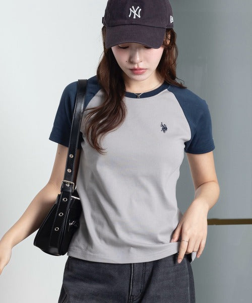 <預訂> 2026夏新品☀️日版U.S. POLO ASSN.夏季拼色刺繡Logo Tee｜九色入
