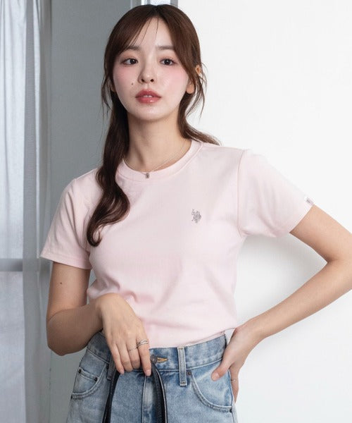 <預訂> 2026夏新品☀️日版U.S. POLO ASSN.夏季拼色刺繡Logo Tee｜九色入