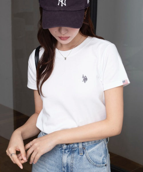 <預訂> 2026夏新品☀️日版U.S. POLO ASSN.夏季拼色刺繡Logo Tee｜九色入