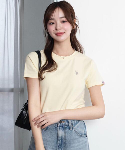 <預訂> 2026夏新品☀️日版U.S. POLO ASSN.夏季拼色刺繡Logo Tee｜九色入