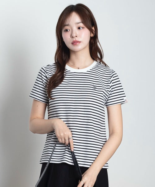 <預訂> 2026夏新品☀️日版U.S. POLO ASSN.夏季拼色刺繡Logo Tee｜九色入