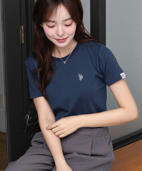 <預訂> 2026夏新品☀️日版U.S. POLO ASSN.夏季拼色刺繡Logo Tee｜九色入