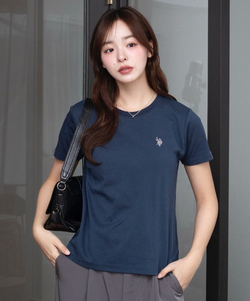 <預訂> 2026夏新品☀️日版U.S. POLO ASSN.夏季拼色刺繡Logo Tee｜九色入