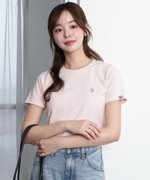 <預訂> 2026夏新品☀️日版U.S. POLO ASSN.夏季拼色刺繡Logo Tee｜九色入