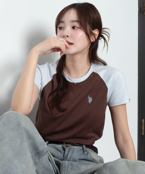 <預訂> 2026夏新品☀️日版U.S. POLO ASSN.夏季拼色刺繡Logo Tee｜九色入