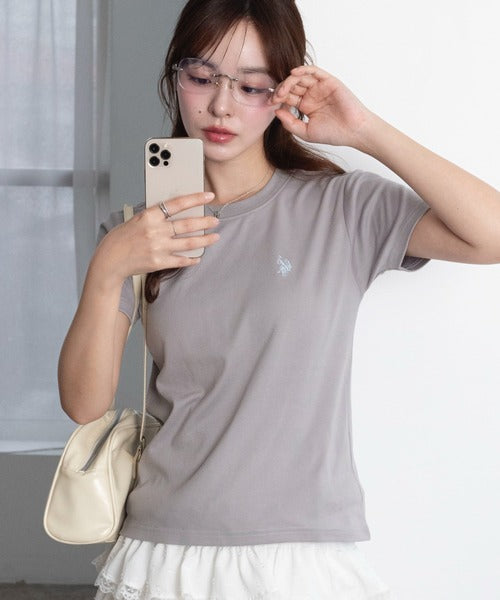 <預訂> 2026夏新品☀️日版U.S. POLO ASSN.夏季拼色刺繡Logo Tee｜九色入