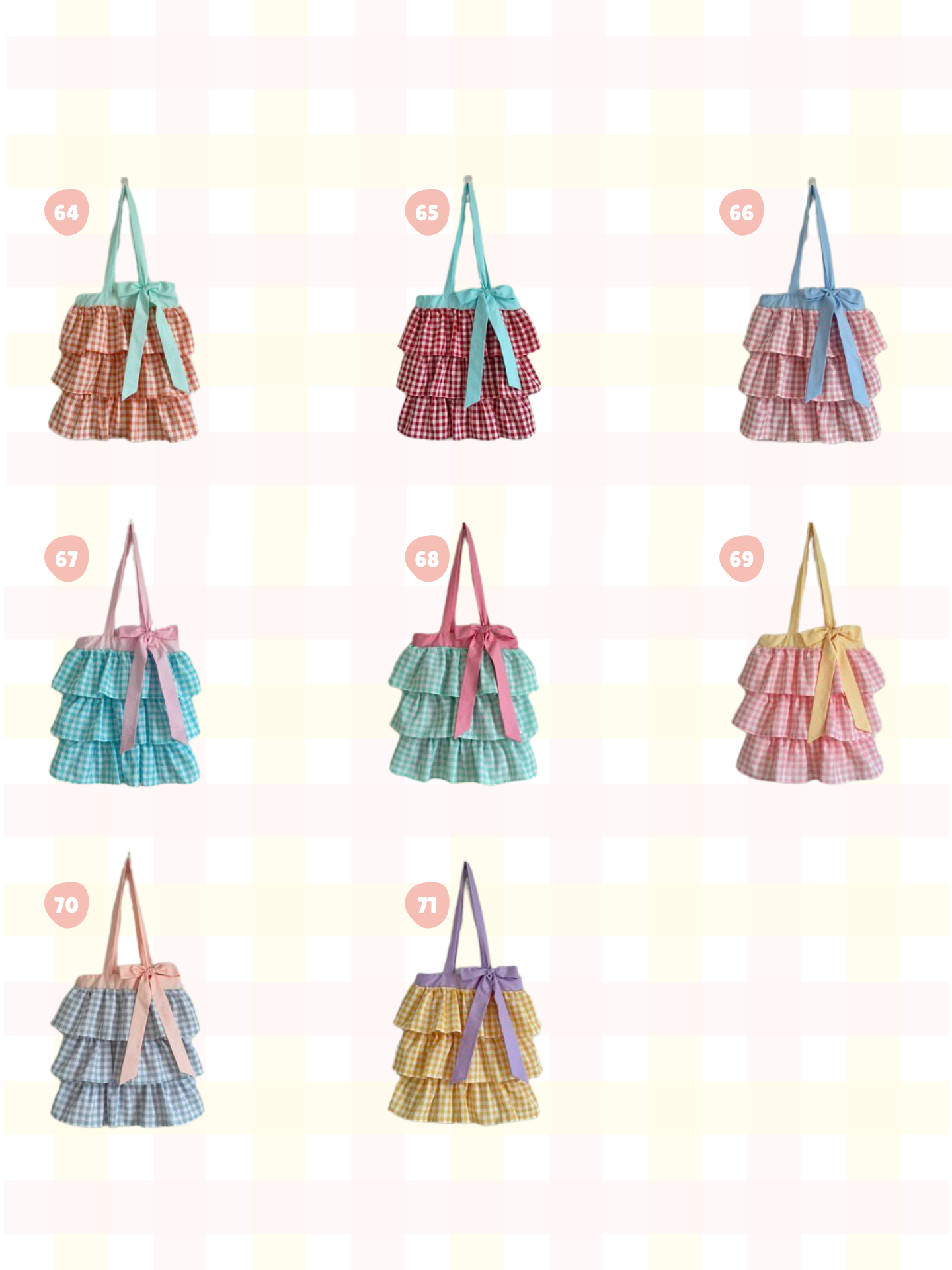 <預訂> 泰國人手製作🇹🇭 超人氣大容量三層蛋糕Tote Bag(內有小口袋) | 多色入
