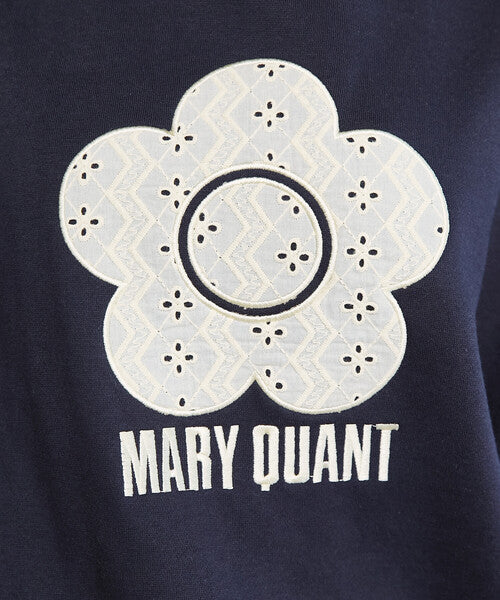 <預訂> 日本直送🇯🇵 MARY QUANT × PUBLUX 蕾絲混紡雛菊拉絨衛衣｜三色入