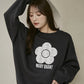 <預訂> 日本直送🇯🇵 MARY QUANT × PUBLUX 蕾絲混紡雛菊拉絨衛衣｜三色入