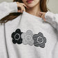 <預訂> 日本直送🇯🇵 MARY QUANT × PUBLUX 混紡三連雛菊抓絨衛衣｜四色入