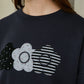 <預訂> 日本直送🇯🇵 MARY QUANT × PUBLUX 混紡三連雛菊抓絨衛衣｜四色入