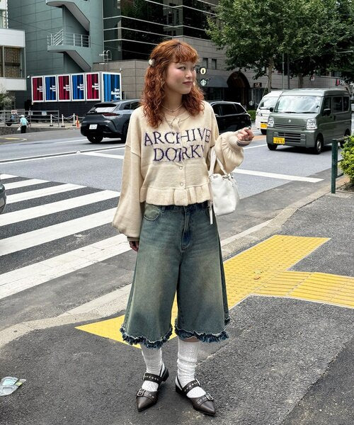 <預訂> 日本直送🇯🇵 大人氣！CIAOPANIC毛茸茸撞色logo荷葉邊針織開胸外套｜十一色入