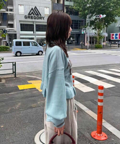 <預訂> 日本直送🇯🇵 大人氣！CIAOPANIC毛茸茸撞色logo荷葉邊針織開胸外套｜十一色入