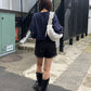 <預訂> 日本直送🇯🇵 大人氣！CIAOPANIC毛茸茸撞色logo荷葉邊針織開胸外套｜十一色入