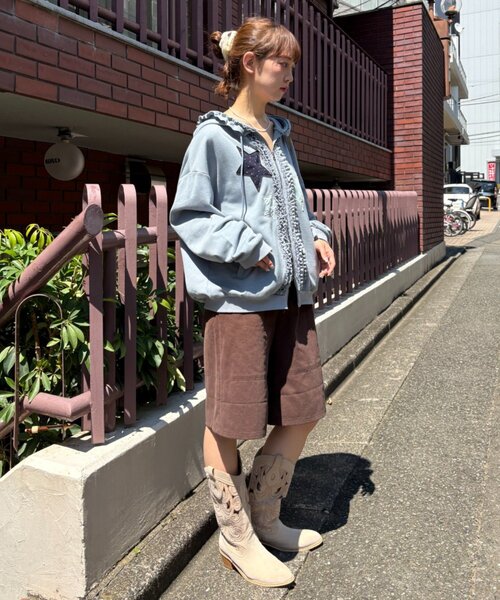 <預訂> 日本直送🇯🇵wcloset星形圖案拼接連帽外套| 六色入 [10月出貨]