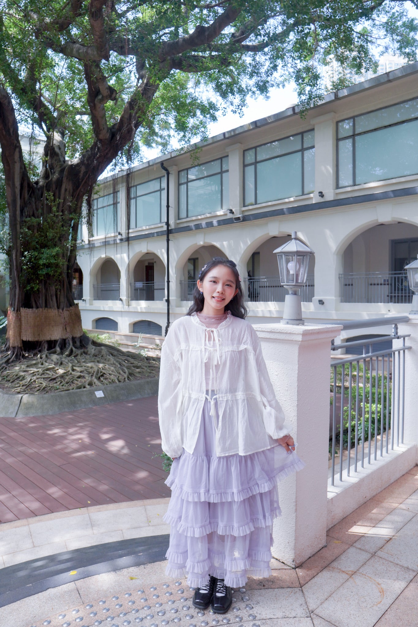 <預訂> 2025新款易襯超仙！薄紗蛋糕半身長裙｜兩色入