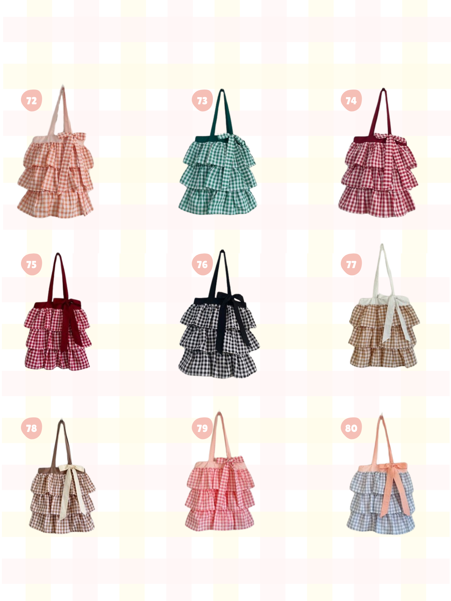 <預訂> 泰國人手製作🇹🇭 超人氣大容量三層蛋糕Tote Bag(內有小口袋) | 多色入