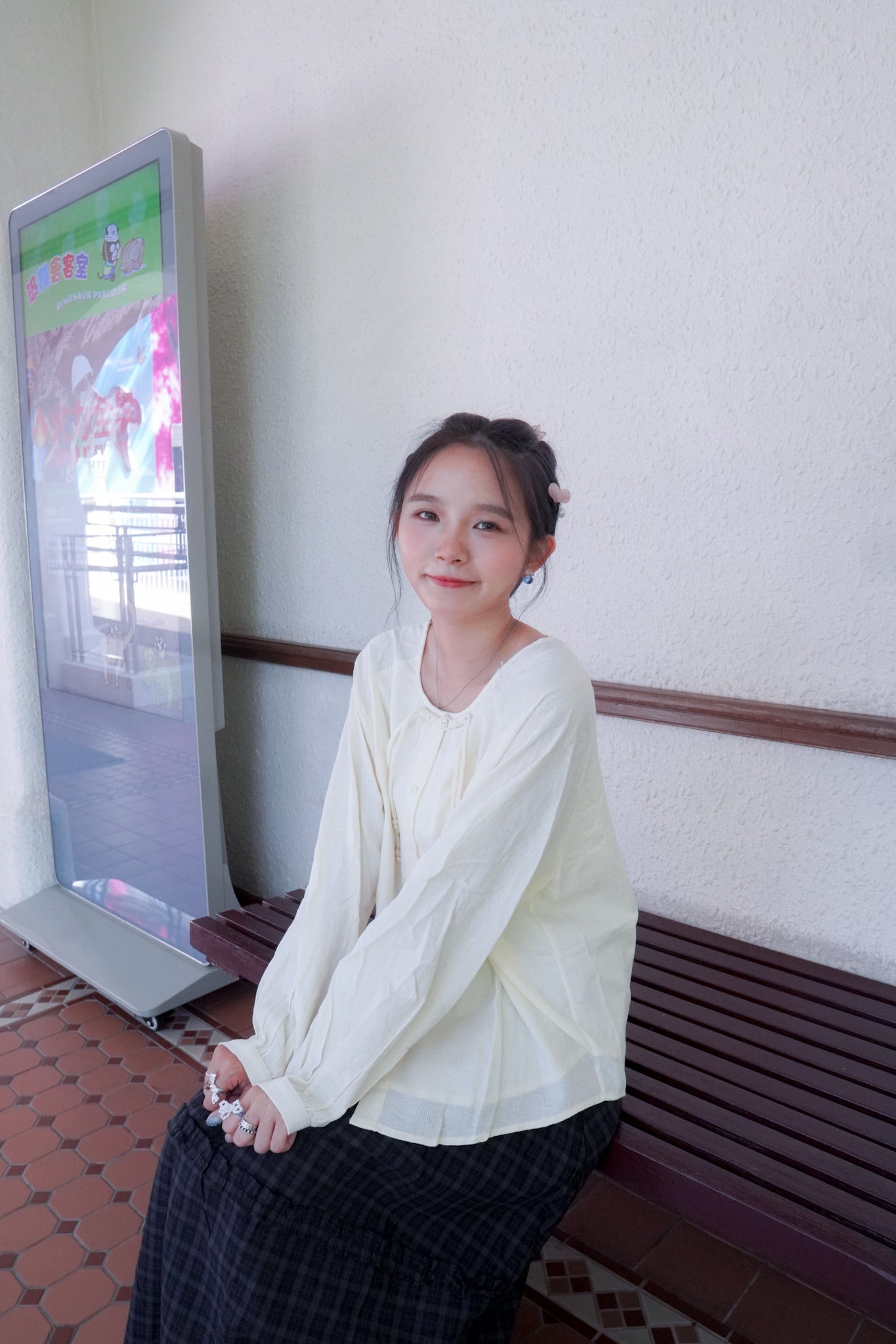 <預訂> 自家製 肌理紋鈕扣長袖裇衫