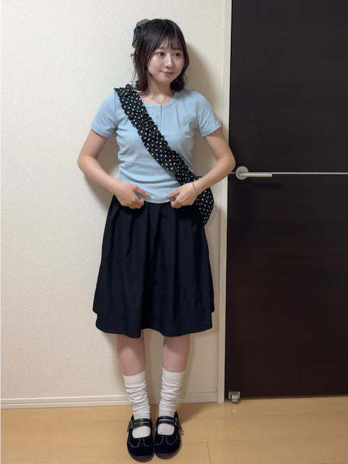 <預訂> 日牌MARY QUANT × PUBLUX 仿麂皮雛菊Mary Jane瑪麗珍芭蕾鞋｜兩色入