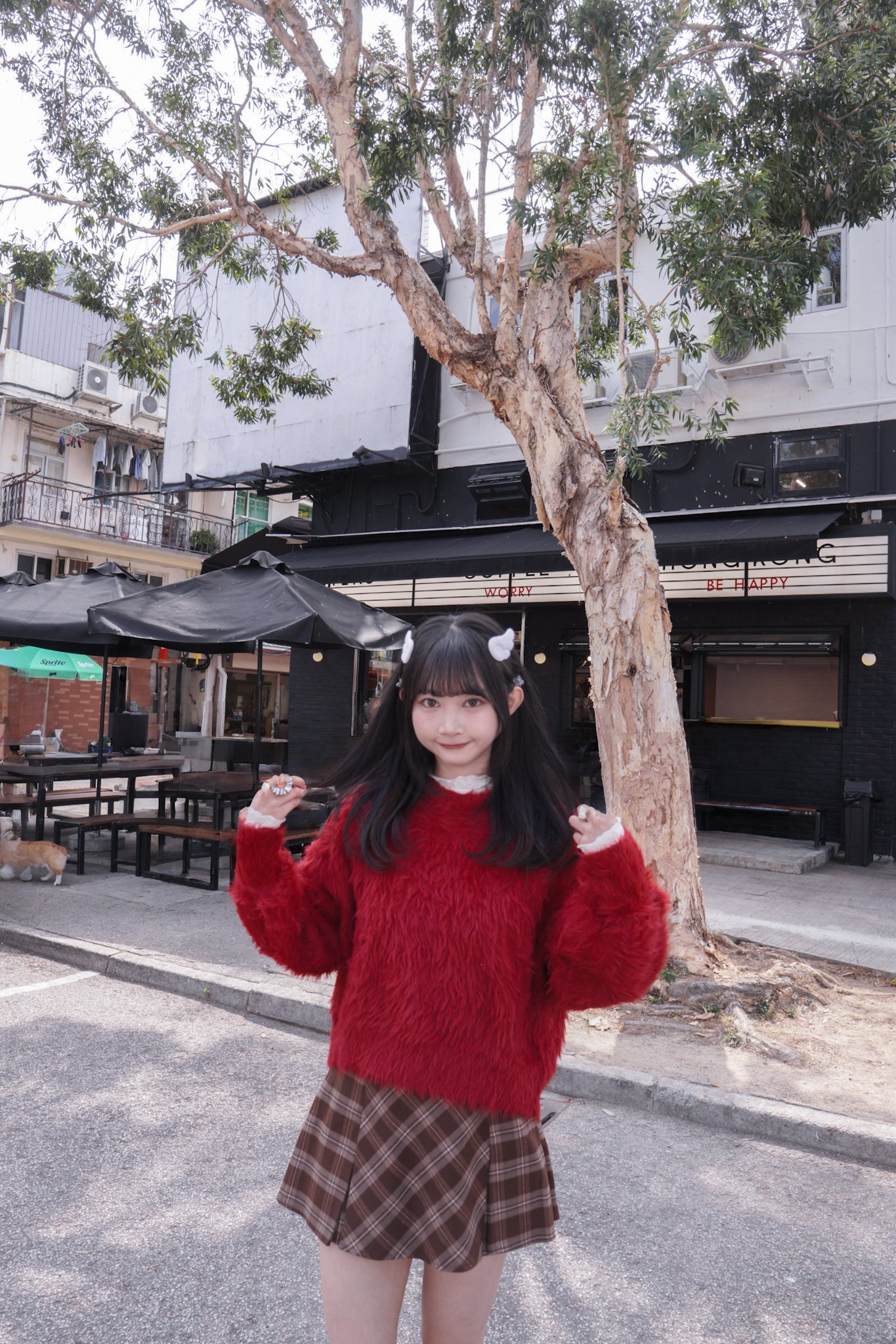 <現貨> 新年限定🧧🍊圓領毛絨針織長袖上衣