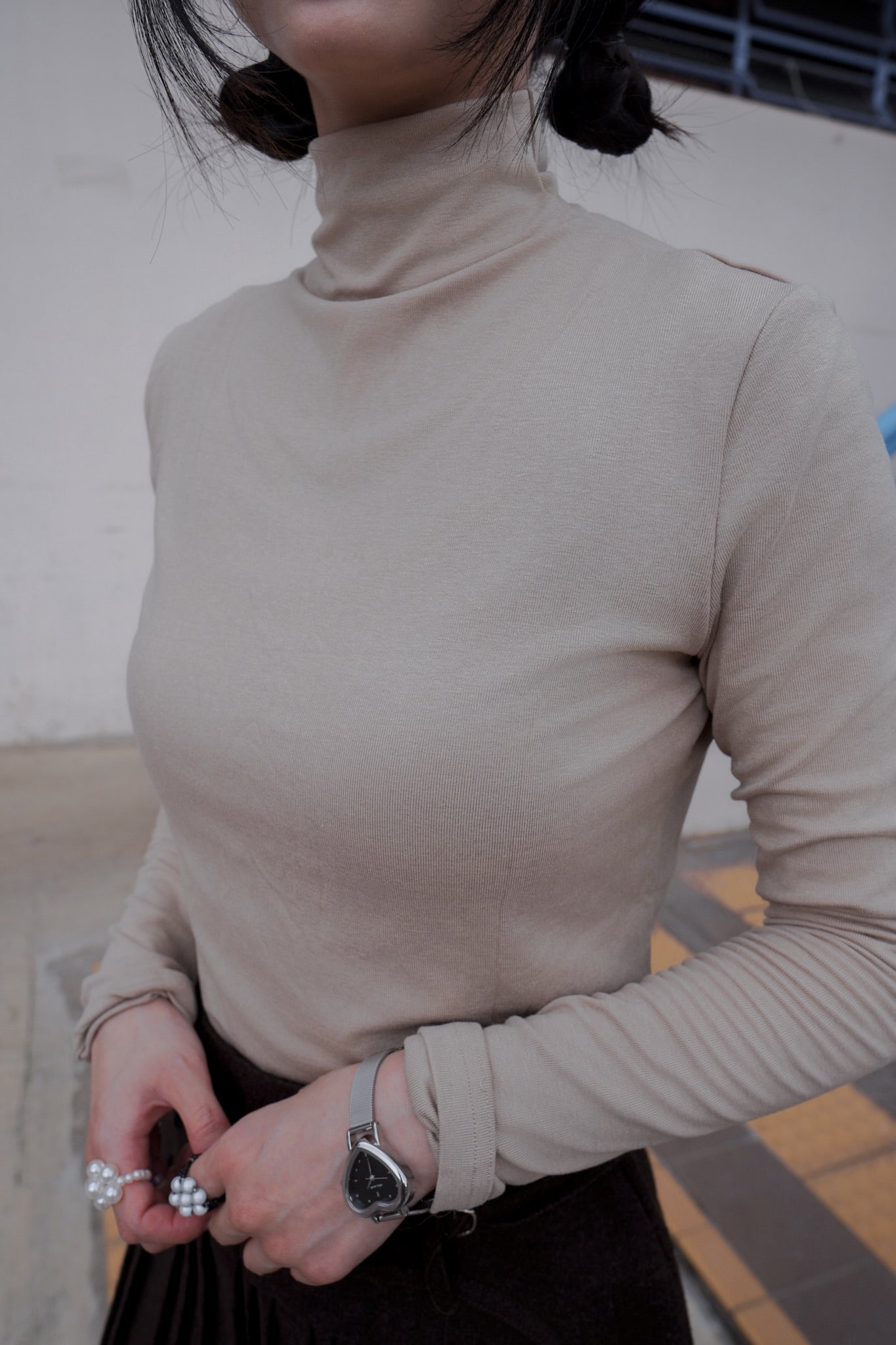 <現貨> 自家製 2025新款 高質量超親膚百搭多色高領長袖上衣｜五色入