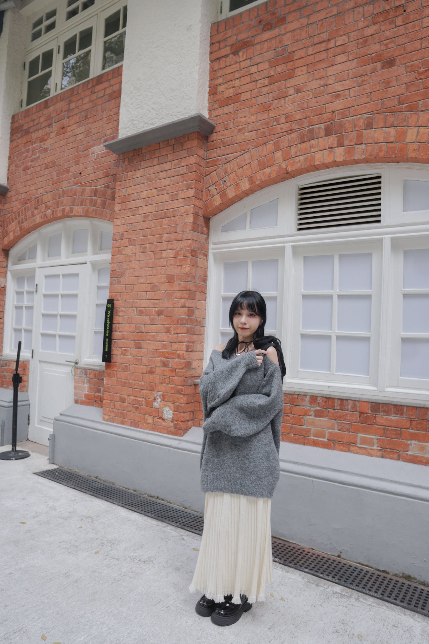 <預訂> 自家製 流蘇針織半身長裙｜兩色入