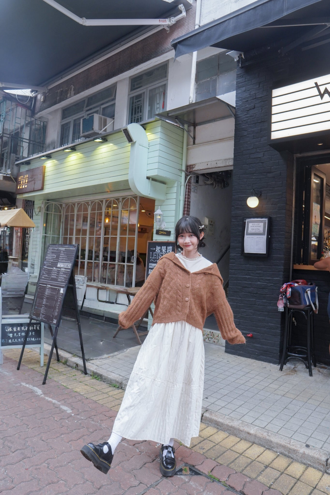 <現貨> 自家製 秋冬專屬! 肌理感口袋半身長裙｜兩色入